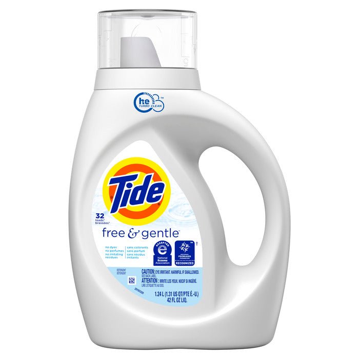 Tide Turbo Free & Gentle Laundry Detergent 42oz