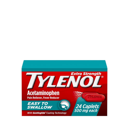 Tylenol Extra Strength Acetaminophen 500mg Caplets 24ct