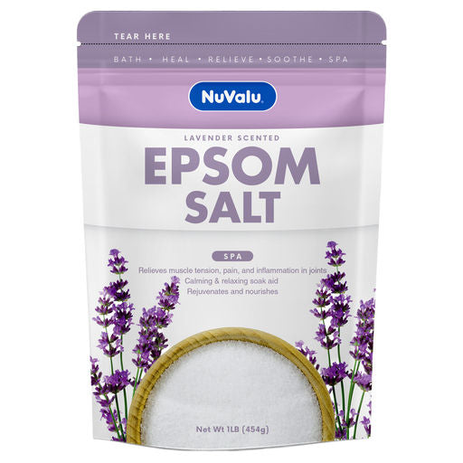 Nuvalu Epsom Salt Lavender 16oz