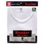 Knocker A-Shirt White XL 3pk