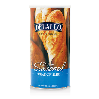 Delallo Italian Seasoned Breadcrumbs 24oz