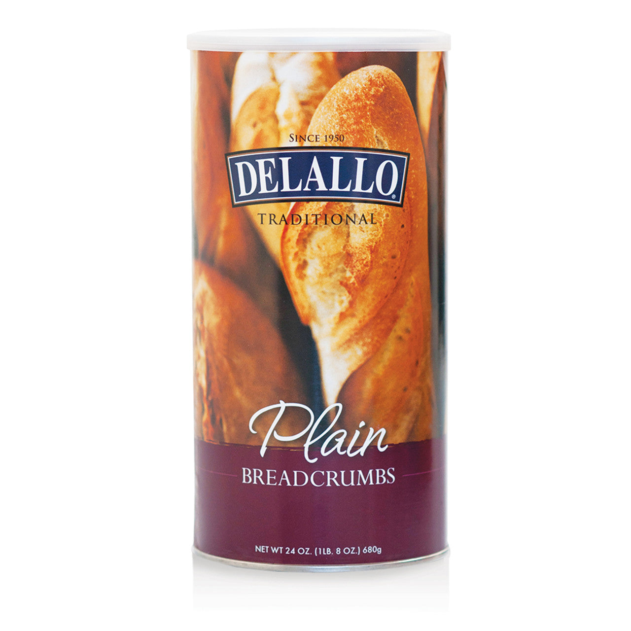 Delallo Plain Breadcrumbs 24oz