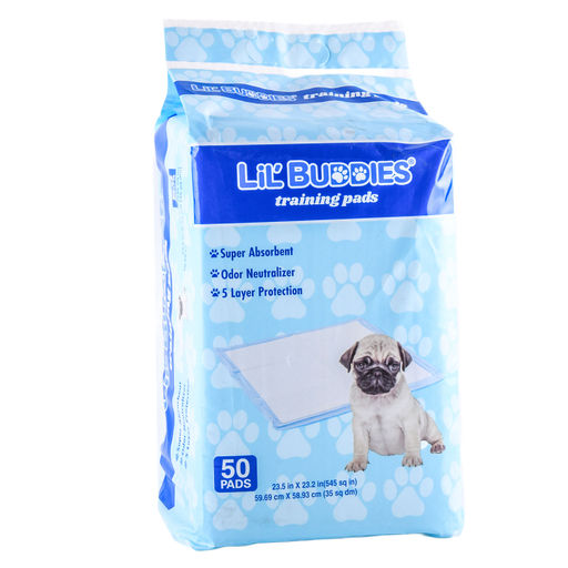 Lil Buddies Pet Training Pad Scented 50ct Blue