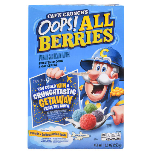 Cap'n Crunch Cereal Opps! All Berries 10.3oz