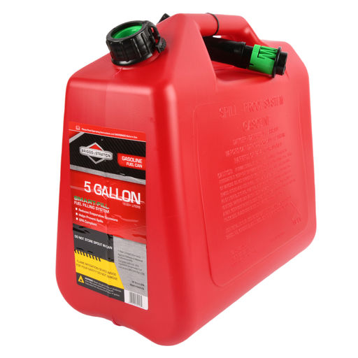 Briggs & Stratton Smart Fill Gasoline Fuel Can 5 Gallon
