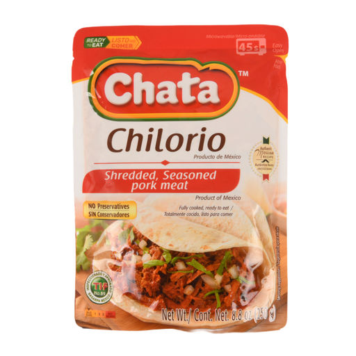 Chata Chilorio Pork Meat Pouch 8.8oz