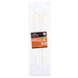 Kingman White Cable Ties 7.85" Long 25ct