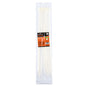 Kingman White Cable Ties 13.78" Long 25ct