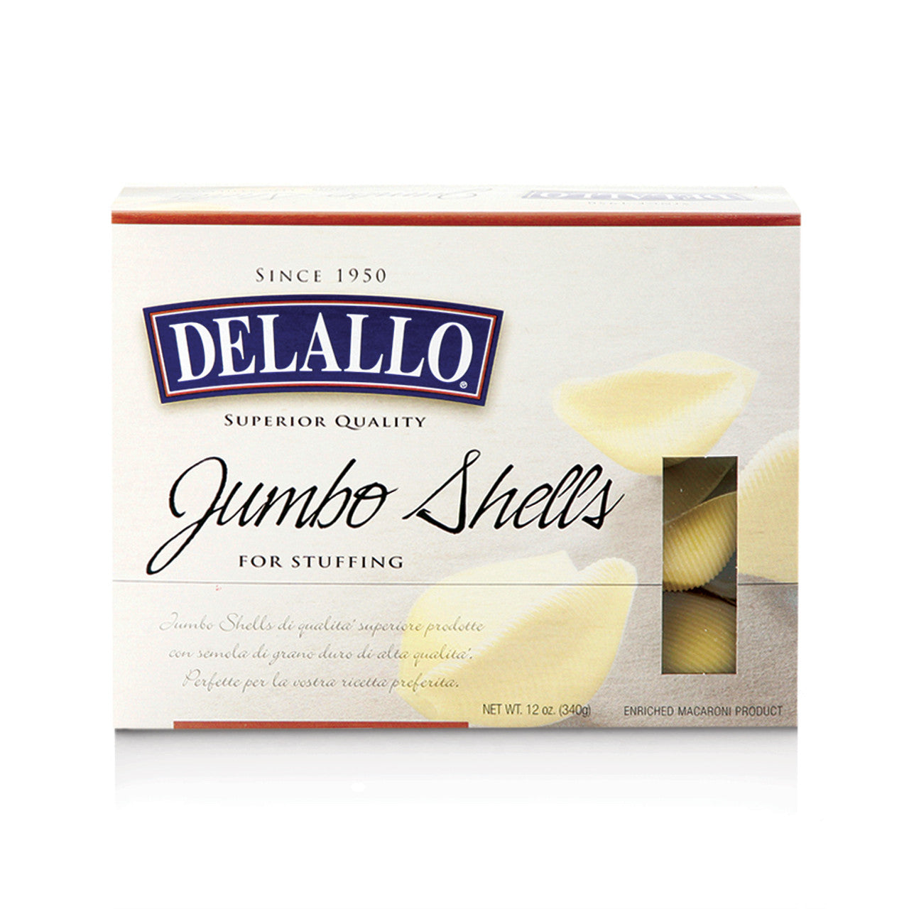 Delallo Jumbo Shells 9.2oz
