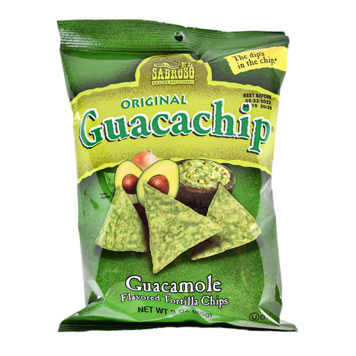 El Sabroso Guacamole Chips 3oz