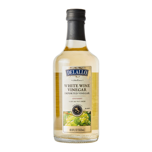 Delallo Imported White Wine Vinegar 16.9oz
