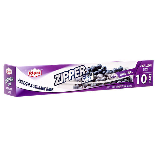 Zipper Bags Freezer & Storage 13x16" 10ct