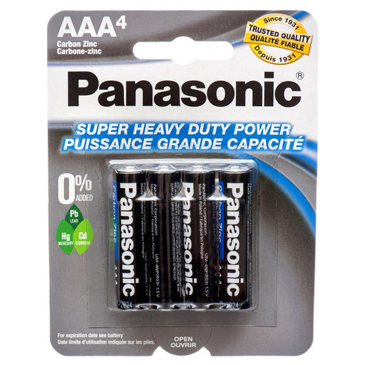 Panasonic AAA Batteries 4-Pack
