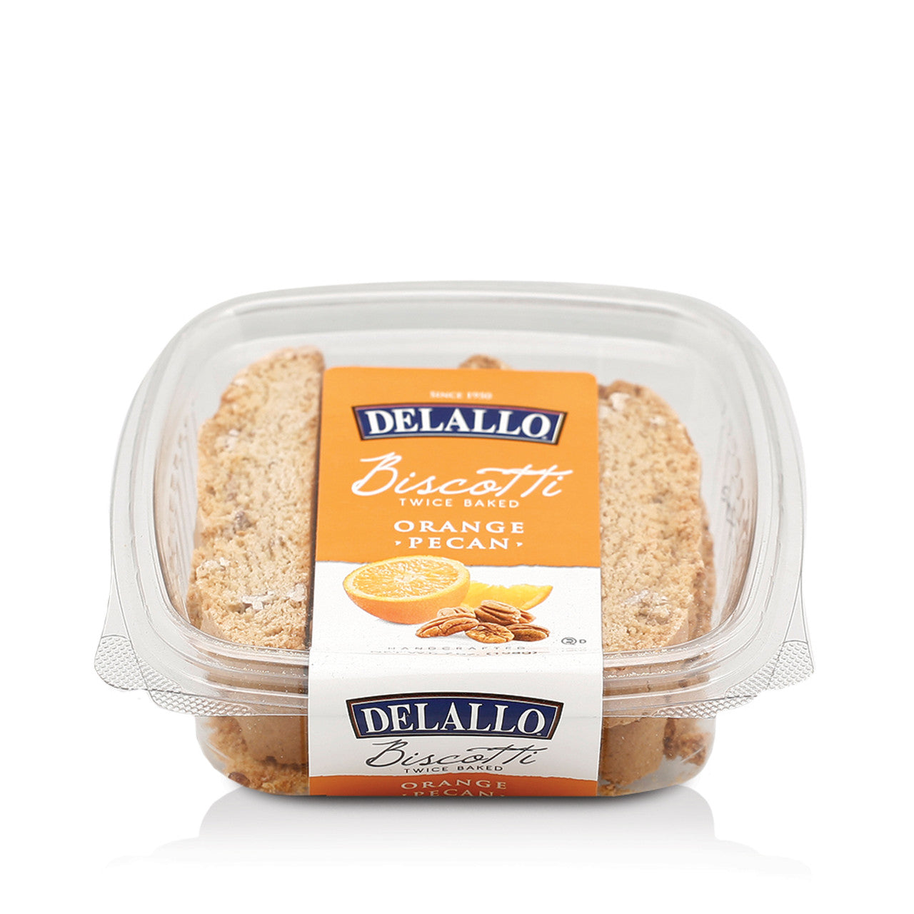 Delallo Orange Pecan Biscotti 7oz