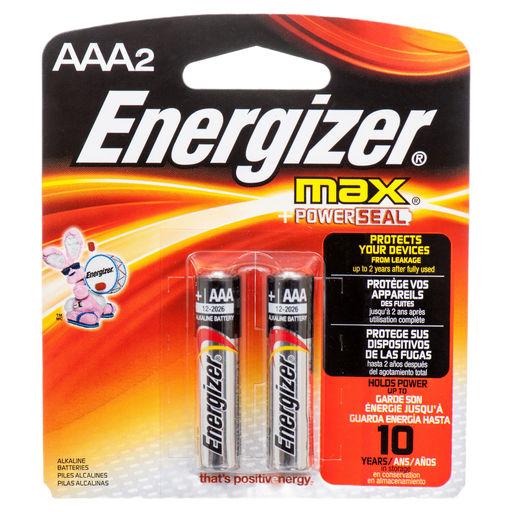 Energizer AAA Batteries 2pk