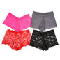 Lady Panties W/ Lace Boxer Style
