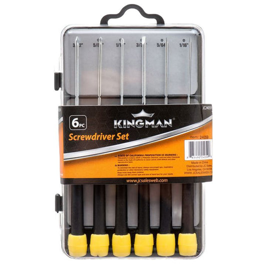 Kingman 6-Piece Mini Screwdriver Set