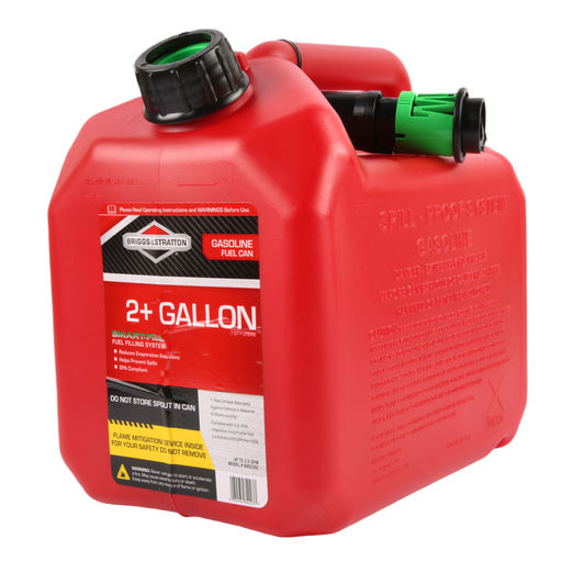 Briggs & Stratton Smart Fill Gasoline Fuel Can 2 Gallon
