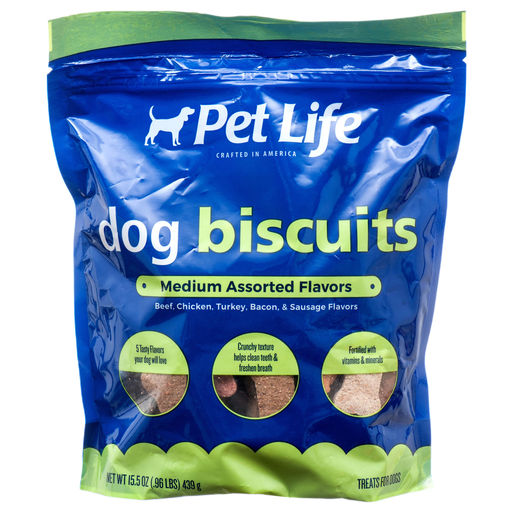 Pet Life Dog Treats Bone Multi Flavor