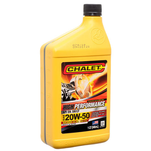 Chalet Motor Oil HP 20W-50 Quart SN