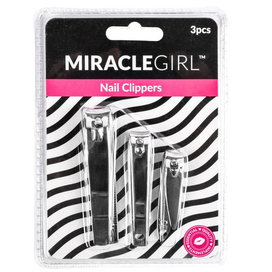 MiracleGirl 3-Piece Nail Clippers