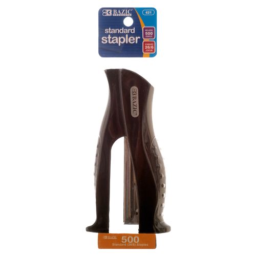 Bazic Standard Stapler - Includes 500 Staples