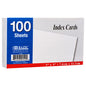 Bazic Index Card 3x5 100ct
