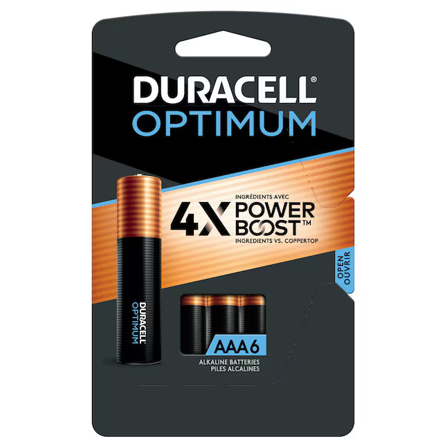 Duracell Optimum AAA Batteries (6-Pack)