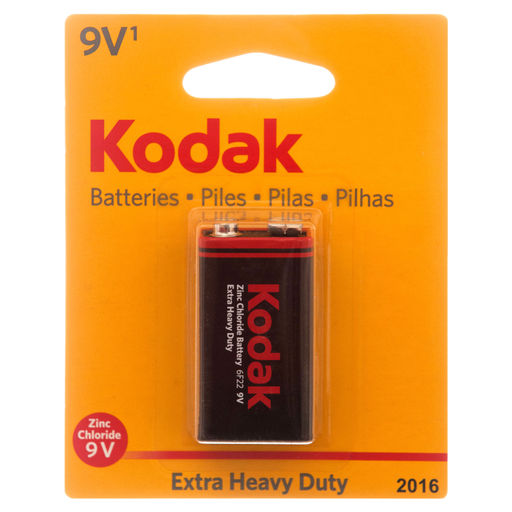 Kodak Battery 9V 1pk