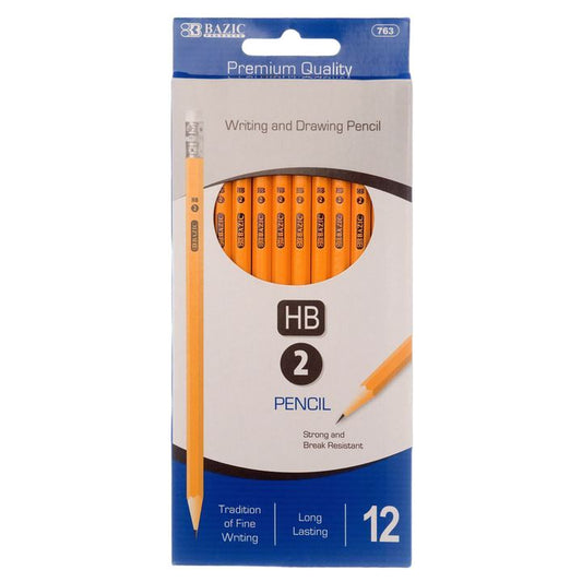 Bazic #2 Pencil 12-Pack
