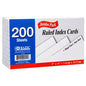 Bazic Index Card 3x5 200ct Ruled
