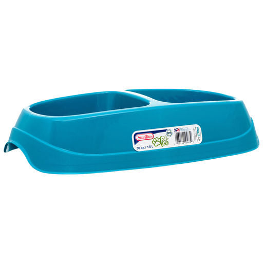 Sterilite Pet Double Dish Large