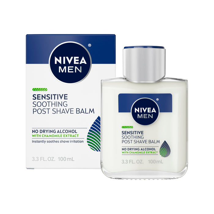NIVEA For Men Sensitive Soothing Post Shave Balm 3.3oz