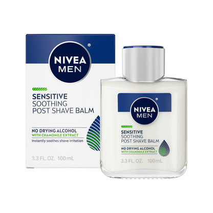 NIVEA For Men Sensitive Soothing Post Shave Balm 3.3oz