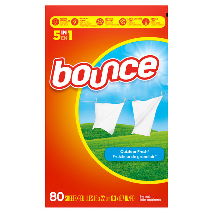 Bounce Outdoor Fresh Dryer Sheets 80ct