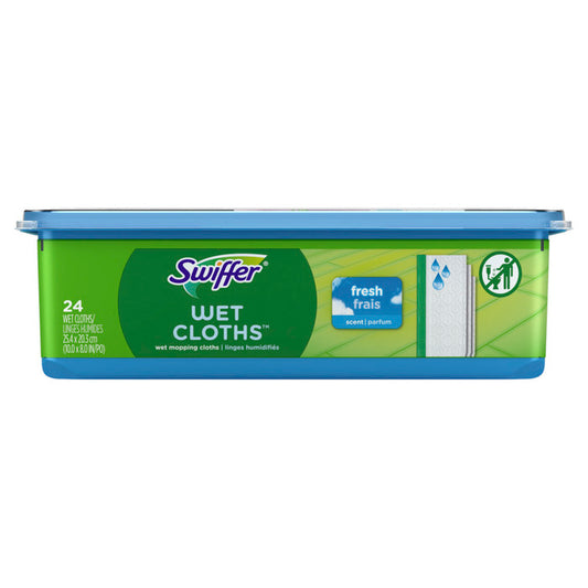 Swiffer Wet Mopping Fresh Cloths - 24ct