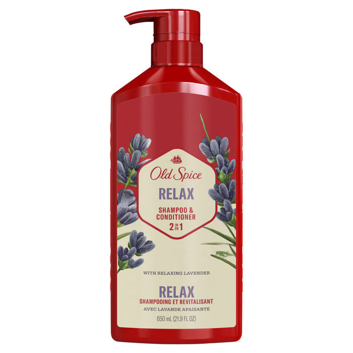 Old Spice Relax 2in1 Shampoo Conditioner 21.9oz