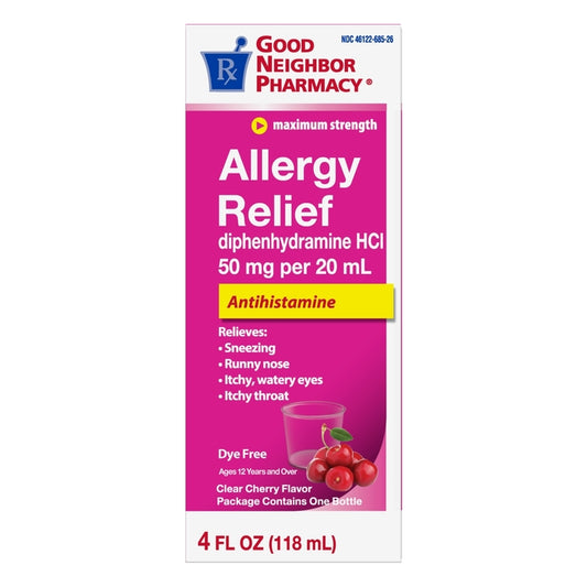 GNP Allergy Relief D/F Cherry Liquid 118mL