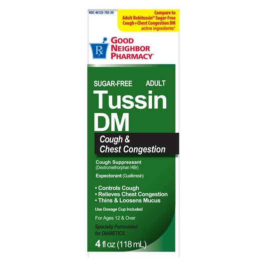GNP Tussin DM Cough Congestion Sugar Free Liq 4oz