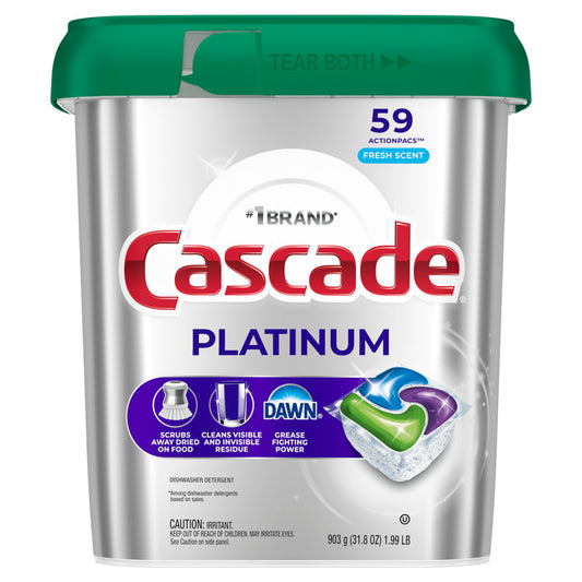 Cascade Platinum Plus ActionPacs - 59 ct