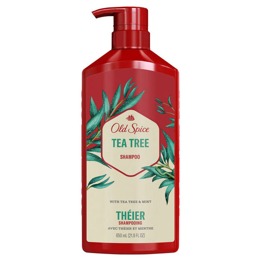 Old Spice Tea Tree & Mint Shampoo 21.9oz