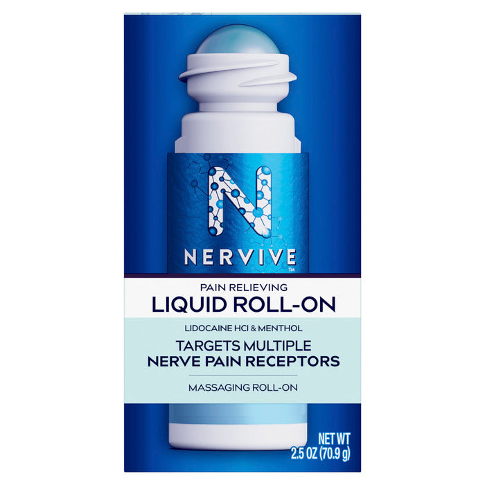 Nervive Pain Relieving Liquid Roll On 2.5oz