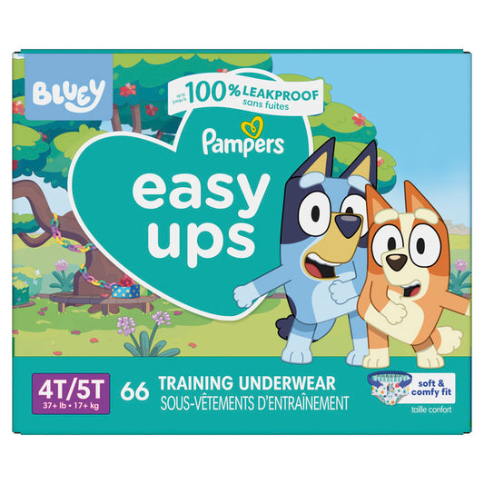 Pampers Easy Ups 4T/5T Training Underwear - 66ct