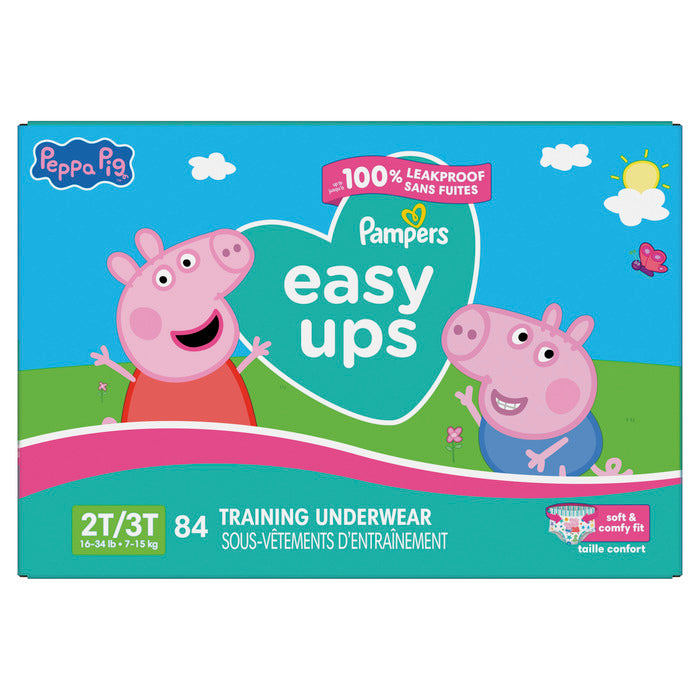 Pampers Easy Ups 2T/3T Training Underwear - 84ct