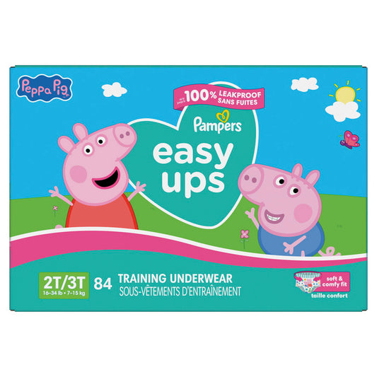 Pampers Easy Ups 2T/3T Training Underwear - 84ct