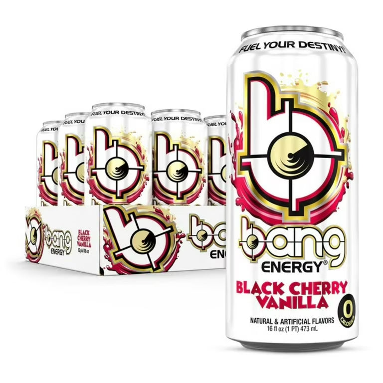 Bang Energy Drink Black Cherry Vanilla 16oz 12-Pack