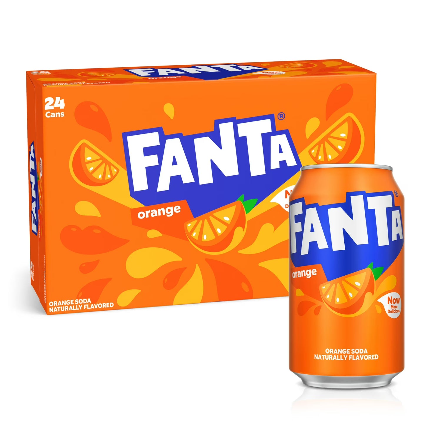 Fanta Orange 12oz Cans (24-Pack)