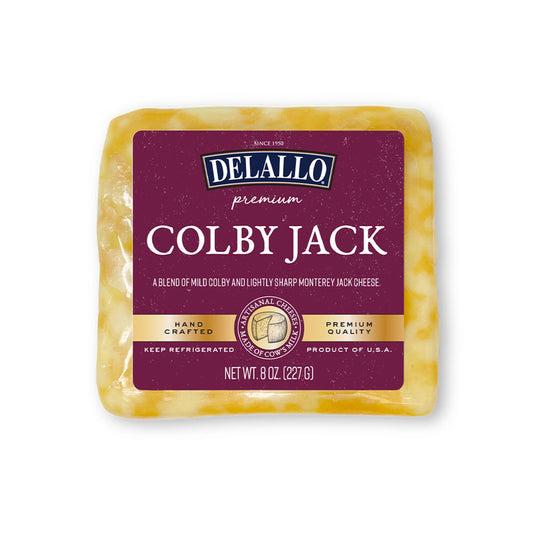 Delallo 8oz Colby Jack Cheese