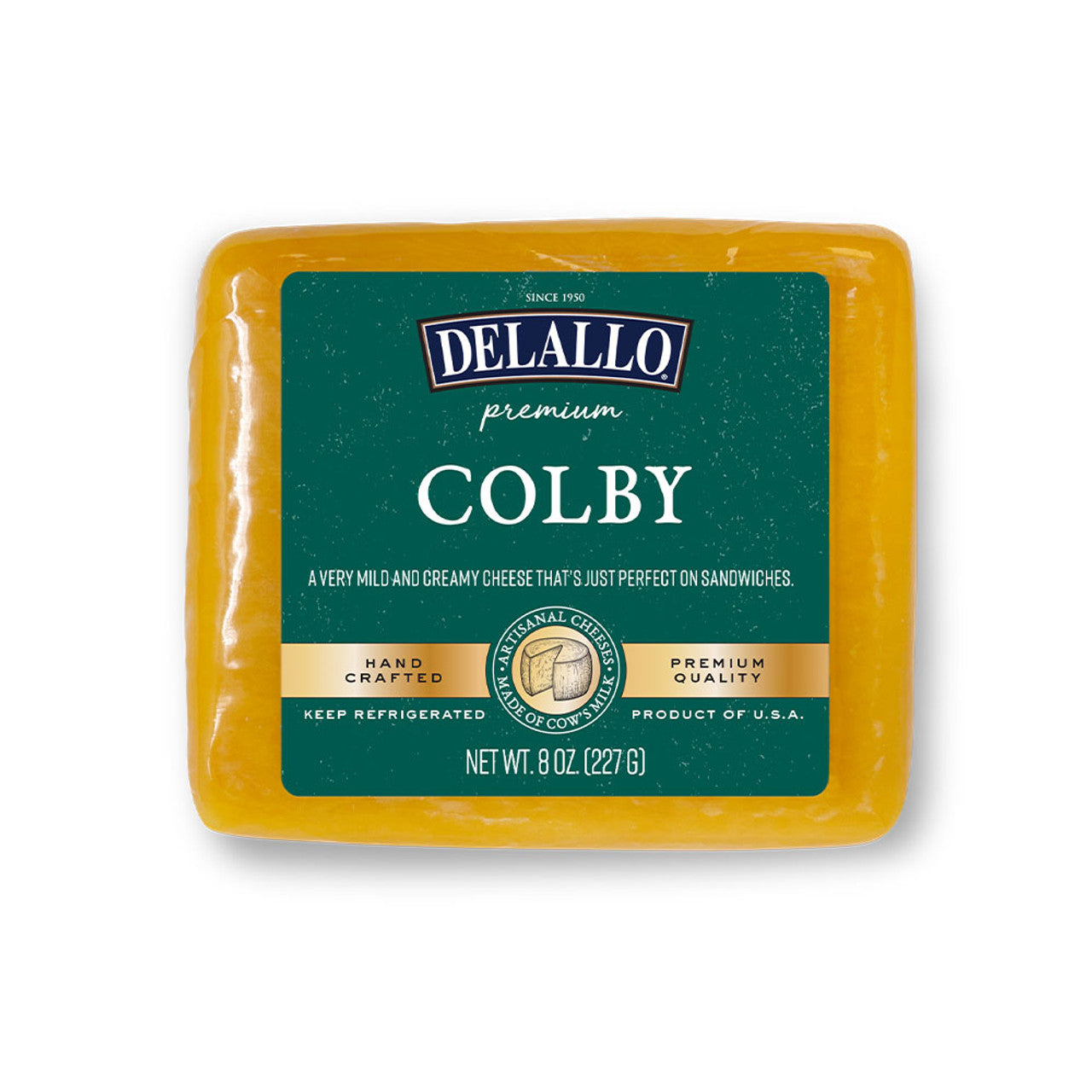 Delallo 8oz Colby Cheese