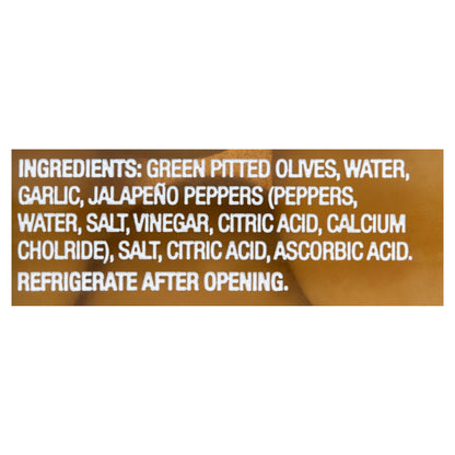 Delallo Garlic & Jalapeño Stuffed Olives 5.8oz